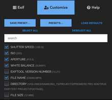 Load image into Gallery viewer, True Exif plugin for Adobe Premiere Pro (FREE !)