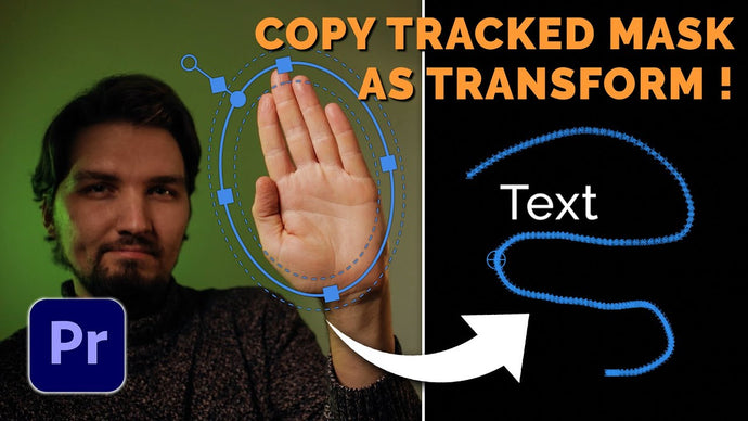 AUTOMATIC MOTION TRACKING IN PREMIERE PRO - track like in After Effects with Mask To Transform